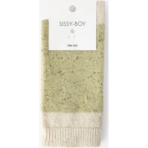 Sissy-Boy - Groene colourblock sokken