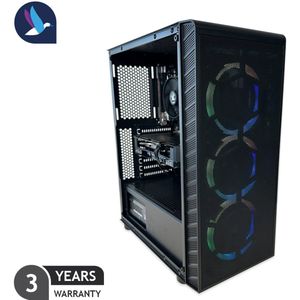 AZZA Prime ARGB Gaming PC | AMD Ryzen 7 - 5700X | GeForce RTX 5070 - 12 GDDR7 | 32 GB DDR4 | 1 TB SSD - NVME | Windows 11 Pro