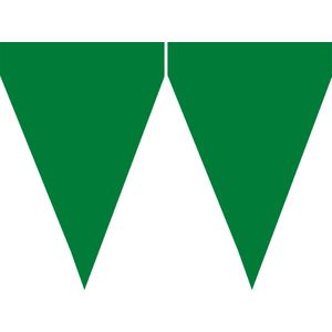 FUNIDELIA Slinger met Groene Vlaggetjes - Vlaggenlijn - 3 Meter