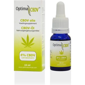 CBDV olie 4%, Optima Formula, 100% zuivere CBDV olie, 10 ml, Cannabidivarin