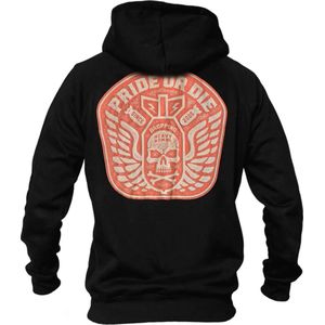 PRiDEorDiE Hoodie Sweater ""DROPPING HEAVY BOMBS"" Zwart - XXXL