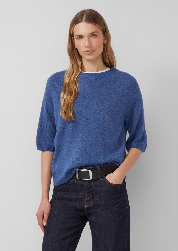 Gebreide Trui - Alpacamix - Korte Mouwen