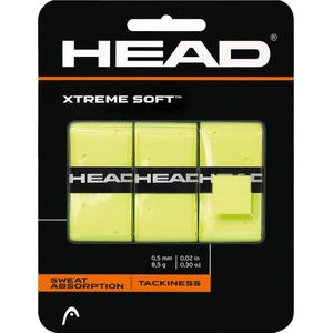 Head Xtreme Soft 3 Pack Tennis - Padel Overgrip Fluor Geel