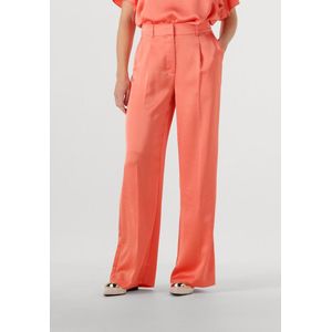 DANTE6 Jules Satin Smart Pants Broeken Dames - Koraal - Maat 34