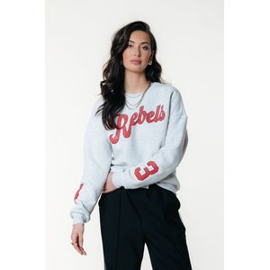 Colourful Rebel - Rebel 33 - Sweater - Regular Fit - Dropped Shoulder - Zwart