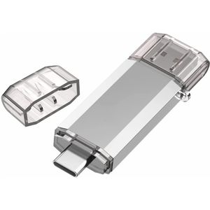 Ynkkvre -USB Stick 128 GB - USB-Sticks - USB C Stick - USB C en USB A - Geschikt voor laptops, smartphones en tablets