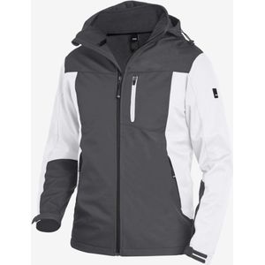 FHB JANNIK Softshelljack 79105 - Wit-Antraciet - XS