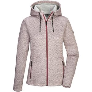 Killtec KOW 5 gebreid fleece vest dames - roze - maat M