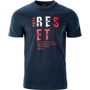 Hi-tec Rimo T-shirt Met Korte Mouwen Blauw L Man