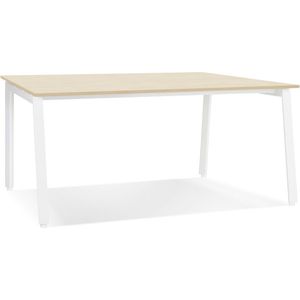 Alterego - AMADEUS - Vergadertafel/kantoorbank - Beige - 140x140x74,5 cm