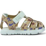 Camper - Oruga - Sandalen - Groen - Leer/Textiel - Klittenbandsluiting