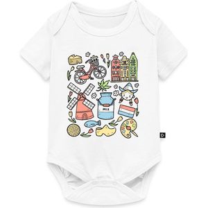 Nederland Baby Rompertje Met Korte Mouwen