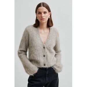 Second Female - Cardigan - Karla Knit Cardigan - 1043 Pumice Stone