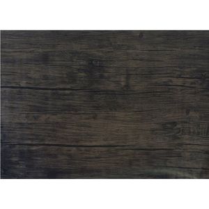 Decoratie plakfolie - 2x - donkerbruin hout patroon - 45 cm x 2 m - zelfklevend