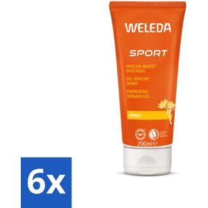 WELEDA - Douchegel Sport - Arnica - 200 ml - Voordeelverpakking - 6 stuks