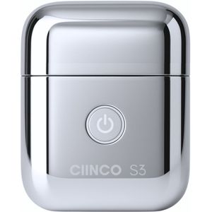 CIINCO® Series S3 – Scheerapparaat met Uniek Minimalistisch Design – 3D SonicBlade™ Technology – Drievoudig Stainless Steel Scheerbladen - IPX7 Waterproof – USB-C Oplaadbaar MaxCore™ 30-Dagen Batterij – Luxe Hardbox Verpakking