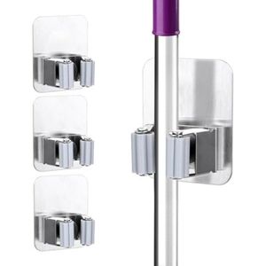 Set van 3 zelfklevende gereedschapshouders voor muur