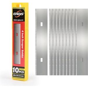 10 Stuks Reservemesjes voor Schraper - 100 mm en Extra Scherp