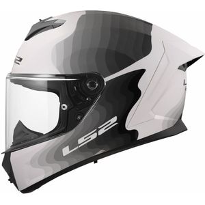 LS2 FF820 Rapid III helm Flow glans wit grijs XXS