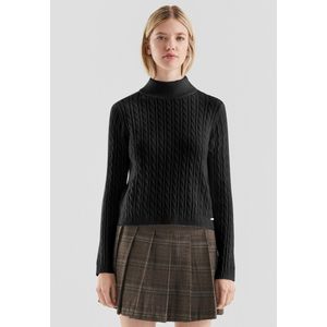 Gebreide Trui - Slim Knit - Kabelpatroon