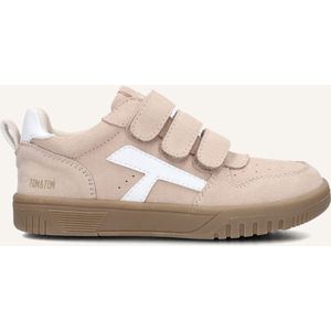 Ton & Ton Jongens Lage sneakers Filip - Beige - Suède - Maat 27