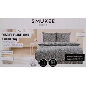 Smukee Flanellen Dekbedovertrek Set 160x200cm - Zacht & Warm