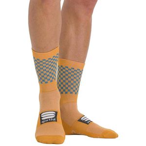 Sportful Checkmate Half Lange Sokken Geel EU 35-38 Vrouw
