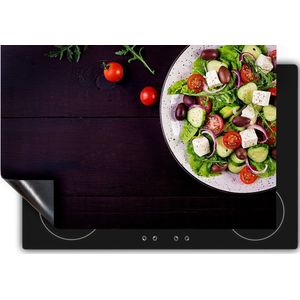 Chefcare Inductie Beschermer Bord met Groentes - Salade - 65x52 cm - Afdekplaat Inductie - Kookplaat Beschermer - Inductie Mat