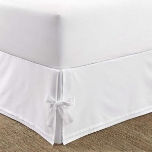 Bedrok Katoen Wit - Laura Ashley - Volledig assortiment Corner Bed Skirt