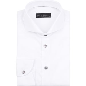 John Miller Overhemd Non Iron Wit - Maat 40 - Heren - Overhemden Formeel