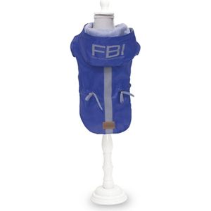 Croci - Hondenjas Regenjas - Vancouver FBI waterproof Blauw - 25 cm