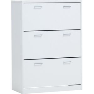 Schoenenkast Spacio 3 laden - wit