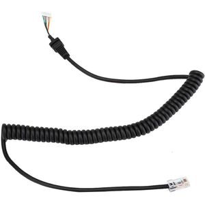Handmicrofoonkabel Spring Winding 120cm Lengte - Easy Speaker Mike Draad met Standaard Interface - MH-42B6J MH-48A6J .