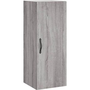 vidaXL-Wandkast-34,5x34x90-cm-bewerkt-hout-grijs-sonoma-eikenkleurig