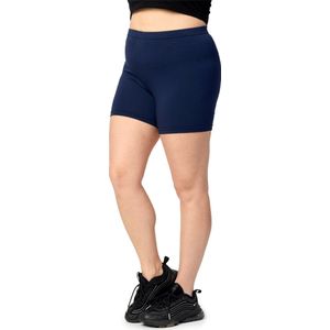 Merry Style Dames Grote Maten Leggings - Kurze - Viscose - Sportbroek - MS-MS10-451-LE - Marineblauw - 3XL