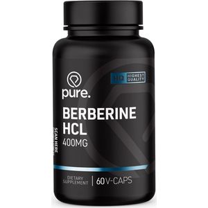 Pure - Berberine HCL - 400mg - 60 V-Caps - Plantaardig - Vegan Capsules