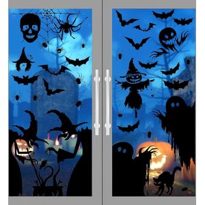 Solacis Halloween Decoratie - Raamsticker - Halloween versiering - Horror - Eng - Must have voor halloween!