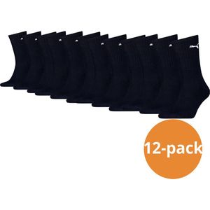 Puma Sportsokken Dark Navy - 12 paar Puma sportsokken - Unisex - Maat 43/46