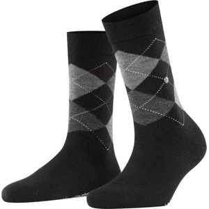Burlington Marylebone One size wol sokken dames zwart - Maat 36-41