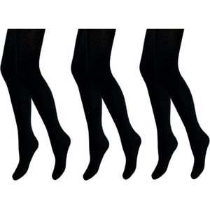 3 stuks - Maillot - Extra Soft - Zwart - Maat S/M