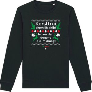 De Speld - Grappige Kersttrui - Zwart - Maat M