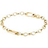 Thomas Sabo - Charm Club - Charm-armband - Geel Goud - 15 cm
