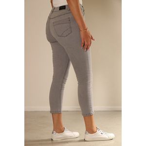 New Star - New Orlean - Dames Slim-fit Jeans - Grey Denim