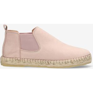 Shabbies Amsterdam Espadrille Elche Chelsea Nubuck Licht Roze - Maat 38