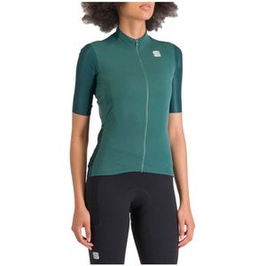 Sportful Supergiara Korte Mouw Wielertrui Groen L Vrouw
