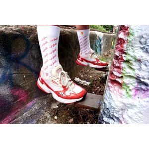 TQASER dames Marokko sokken tekst 'al Maghrib' 36-40