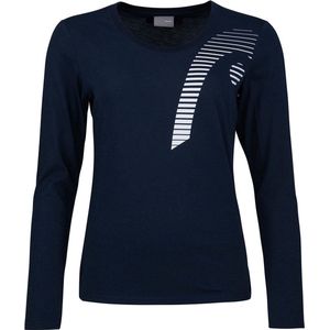 HEAD - Women Club 21 Linda L/S - Tennisshirt - Dark Blue