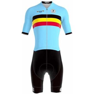 Bioracer Belgium Icon Aero Wieler Skinsuit Veelkleurig S Man