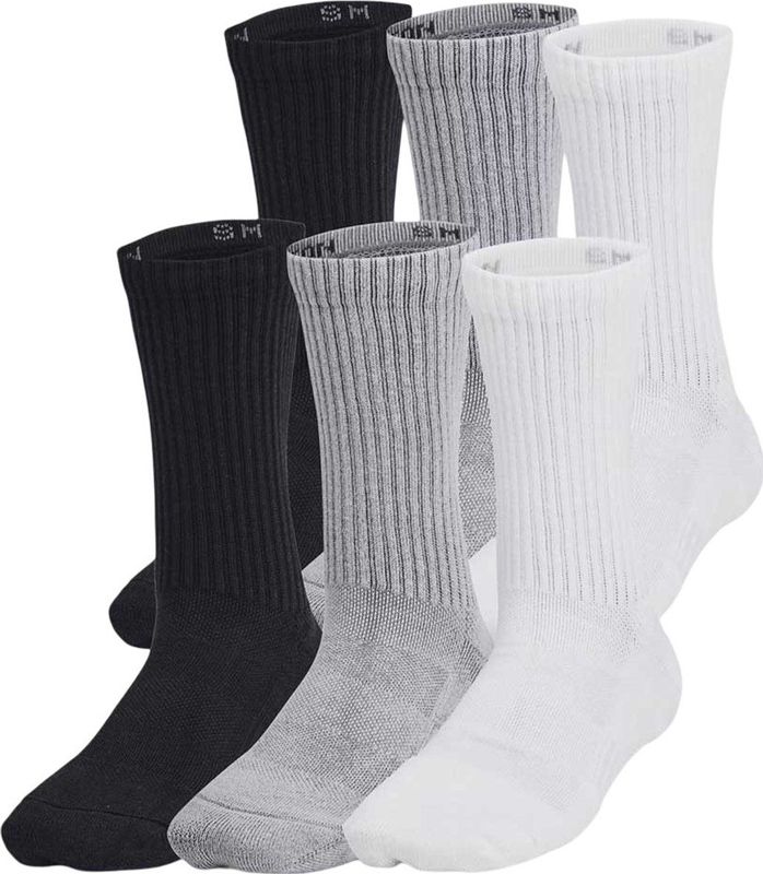 Under Armour - Tc Lange Sokken - Veelkleurig - 6 Paren - Vochtafvoerend