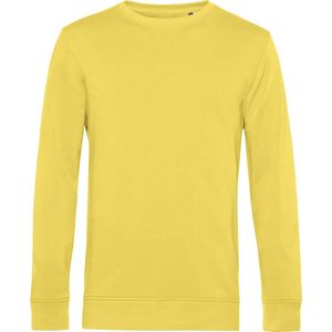 Organic Inspire Crew Neck Sweater B&C Collectie Yellow Fizz/Geel maat M